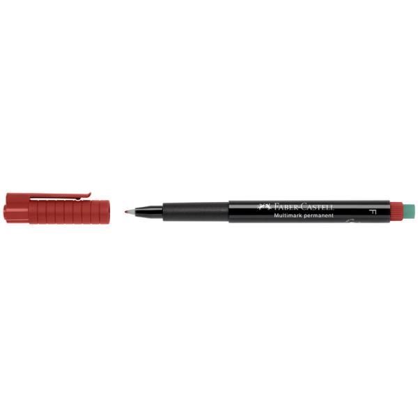 FABER-CASTELL Permanent-Marker MULTIMARK M, grün Faber-Castell 152563 (4005401525639)