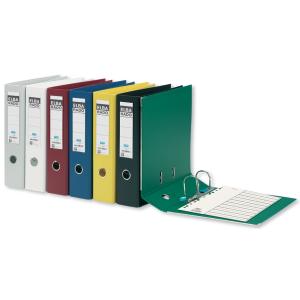 Ordner rado plast, Rückenbreite: 80 mm, gelb ELBA 100022627 (4002030101432)