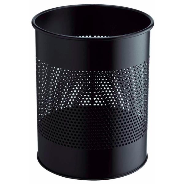 Papierkorb METALL, rund, 15 Liter, grau DURABLE 3310-10 (4005546988603)