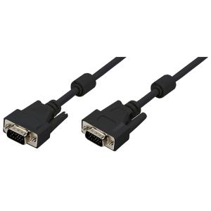 VGA Monitorkabel, Stecker - Stecker, schwarz, 15 m LogiLink CV0017 (4260113562512)