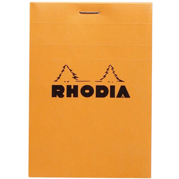 Notizblock No. 12, 85 x 120 mm, kariert, orange RHODIA 12200C (3037920122007)
