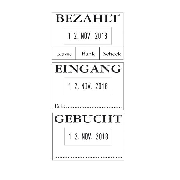 Datumstempel 04060 L1 'EINGANG', mit Textplatte COLOP 108664 (9004362376361)