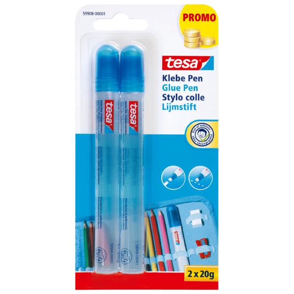 Klebepen 'Glue Pen', lösemittelfrei, 2 x 20 g tesa 59908-00001-05 (4042448444783)