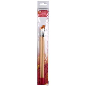 ROYAL TALENS Haarpinsel-Set, 3-teilig, flachpinsel Royal Talens 9099233M (8712079302627)