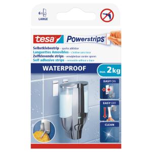 Powerstrips Klebepads LARGE WATERPROOF, weiß tesa 59700-00000-04 (4042448175175)
