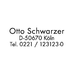 Textstempelautomat Printy 4910 4.0, 3-zeilig, schwarz trodat 53536 (9008056535362)