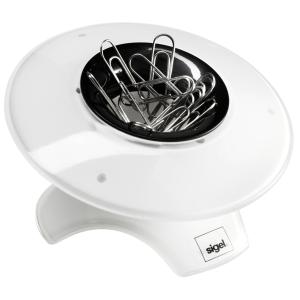 Klammern-Spender eyestyle, weiß / schwarz sigel SA101 (4004360894459)
