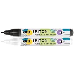 Acrylmarker TRITON Acrylic Marker fine, schwarz KREUL 17609 (4000798125424)