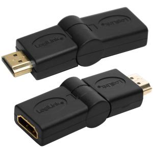Adapter, HDMI Kupplung - HDMI Stecker, 270 Grad LogiLink AH0012 (4260113576151)