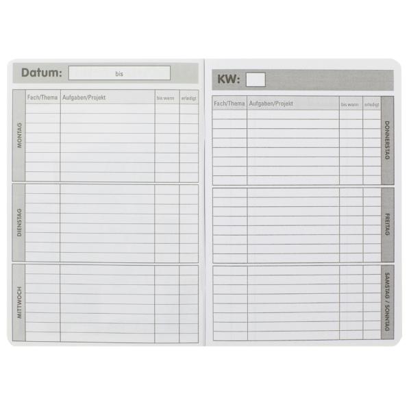 Aufgabenheft, DIN A5, 48 Blatt, farbig sortiert Oxford 100057951 (4006144964532)