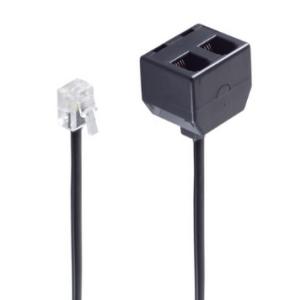 BASIC-S Y-Adapterkabel für Telefonhörer shiverpeaks BS71231-4 (4017538042804)