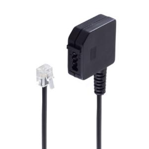 BASIC-S Telefon-Adapterkabel, RJ11 Stecker - shiverpeaks BS71040 (4017538983473)