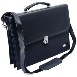 Damen-Aktentasche Elegance, Kunstleder/ Nylon, schwarz WEDO 58 5201 (4003801793672)