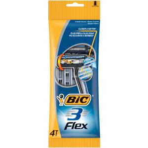 BIC Einwegrasierer 3 Flex, für Männer, 4er Pack Bic 889692 (3086123242524)
