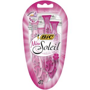 BIC Einwegrasierer Miss Soleil, für Frauen, 4er Pack Bic 8897254 (3086123242852)