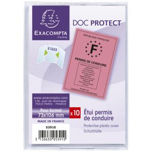 Ausweishülle, PVC, 3-fach, 0, 20 mm, 73 x 107 mm EXACOMPTA 5391UE (3130630053910)