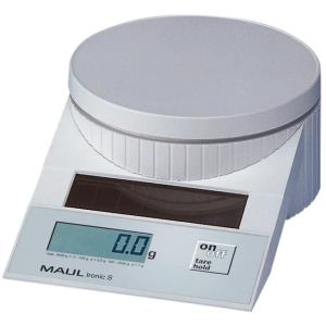 tronic S Solar Briefwaage, Tragkraft: 2 kg, weiß MAUL 15120-02 (4002390012287)