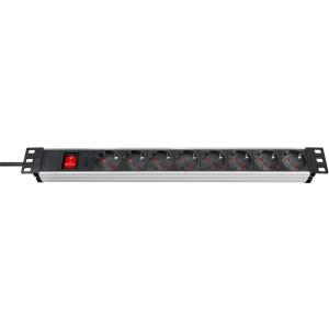 19' Steckdosenleiste 'Alu-Line', 8-fach, 1 HE brennenstuhl 1390007018 (4007123592111)