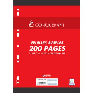 CONQUERANT SEPT Ringbucheinlagen, 210 x 297 mm, 100103536 (3020120000923)