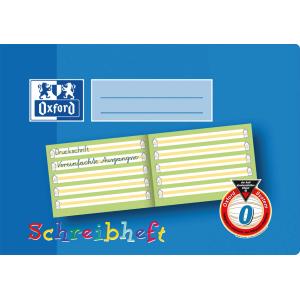 Schreibheft, DIN A5 quer, Lineatur: 1q Oxford 100050101 (4006144582095)
