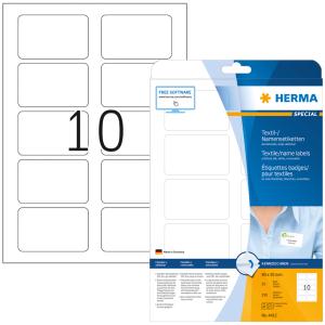 Namens-Etiketten SPECIAL, 80, 0 x 50, 0 mm, weiß HERMA 4412 (4008705044127)