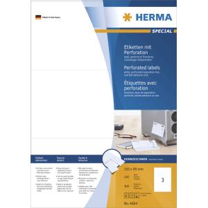 Universal-Etiketten SPECIAL, perforiert HERMA 4664 (4008705046640)