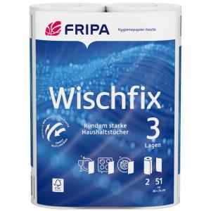 Fripa Küchenrolle Wischfix, 3-lagig, hochweiß fripa 3012011 (4000883005754)