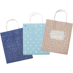 Papiertüten HOTFOIL, Kraftpapier, 180 x 80 x 210 mm folia 21822/3 (4001868099638)