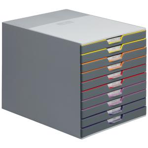Schubladenbox VARICOLOR 10, mit 10 Schubladen DURABLE 7610-27 (4005546701615)