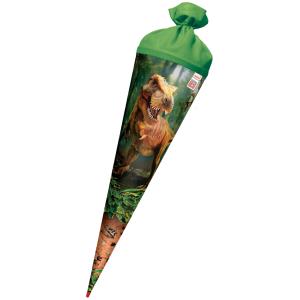 Schultüte 'T-Rex Welt', eckig, 850 mm, mit Effekt ROTH 678908 (4028279350158)
