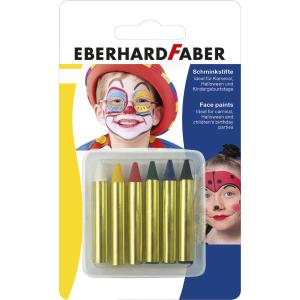 Schminkstifte, kurz, 6 Farben EBERHARD FABER 579106 (4087205791069)