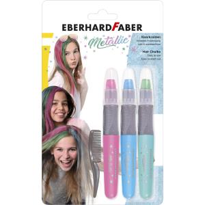 Haarkreide-Set Metallic, 3er Set EBERHARD FABER 579205 (4087205792059)