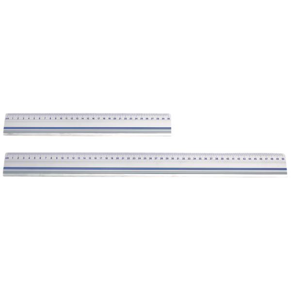 Wedo Schneidelineal 50,0 Cm, Silber 525450 (4003801782621)