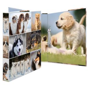 Schulordner Hunde A4, 2-D-Ring 25 mm HERMA 19427 (4008705194273)