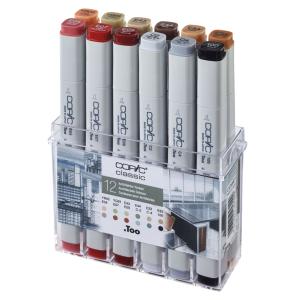 Marker classic, 12er Set Architekturfarben COPIC 20075701 (4013695257099)