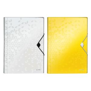 Fächermappe WOW, A4, PP, 6 Fächer, weiß LEITZ 4589-00-01 (4002432121021)