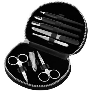 Manikür-Set, im Kunstleder-Etui, 8-teilig, schwarz Clauss BC-S10038 (4027521514256)