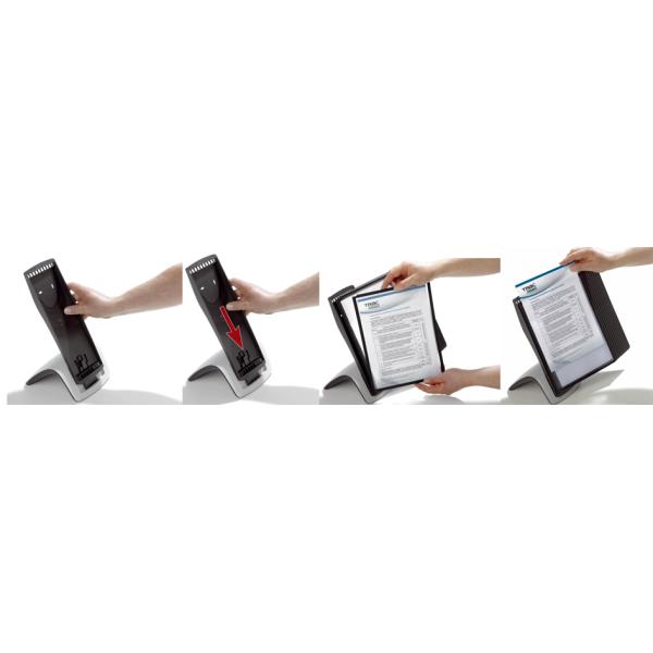 Display-System SHERPA STYLE TABLE 10, Komplett-Set DURABLE 5855-01 (4005546507385)