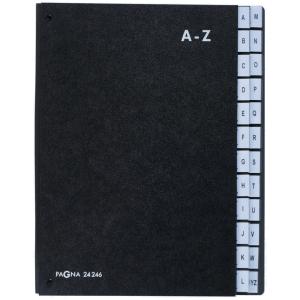 Pultordner, DIN A4, 24 Fächer, A - Z, schwarz PAGNA 24246-04 (4013951001329)