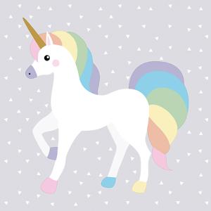 Motiv-Servietten 'Unicorn', 330 x 330 mm PAPSTAR 86736 (4002911867365)