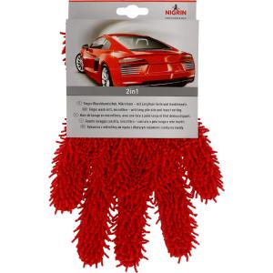 Performance Finger-Waschhandschuh, rot NIGRIN 20282 (4008153202827)