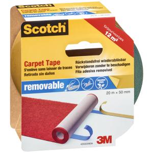 Teppichklebeband wiederablösbar, 50 mm x 7 m, blau Scotch 42030750 (3104739131671)