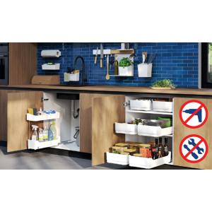 KITCHEN Schrankauszug SIDE PULL-OUT, weiß tesa 70061-00000-00 (4063565285318)