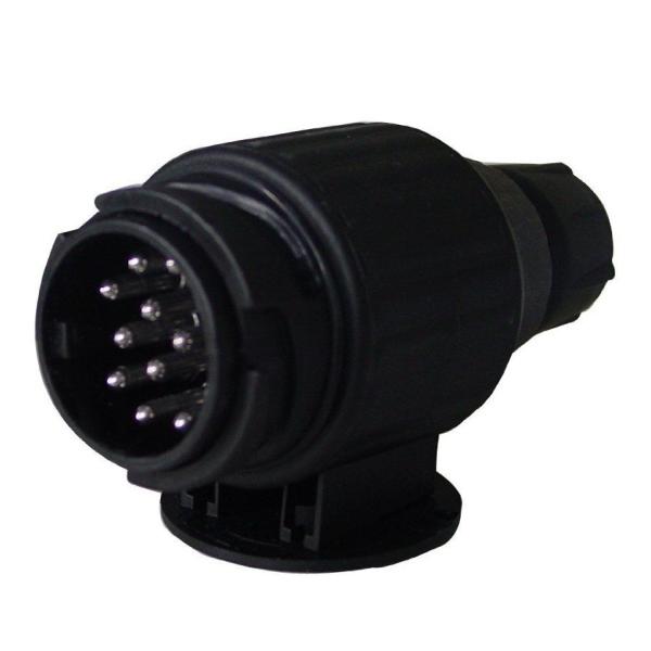 KFZ-Stecker, 13-polig, Kunststoff, schwarz IWH 010208 (4045914102088)