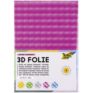 3D-Folie, Stärke: 150 my, 230 x 330 mm, sortiert folia 810409 (4001868810493)
