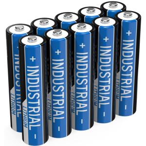 Lithium Batterie 'Industrial', Micro AAA, 10er Pack ANSMANN 1501-0010 (4013674051168)