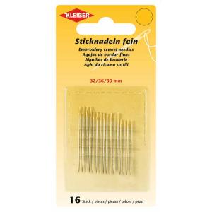 Sticknadel-Set, fein, 16-teilig KLEIBER 69919 (4009691699193)