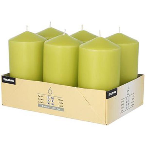 Stumpenkerze, Durchmesser: 60 mm, creme STARPAK 17991 (4002911179918)