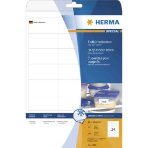 Tiefkühletiketten SPECIAL, 38, 1 x 21, 2 mm, weiß HERMA 4388 (4008705043885)
