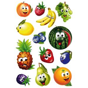 Sticker MAGIC 'Früchte', Wackelaugen HERMA 3233 (4008705032339)